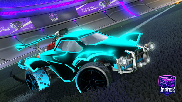 A Rocket League car design from DarkCharxDesigns