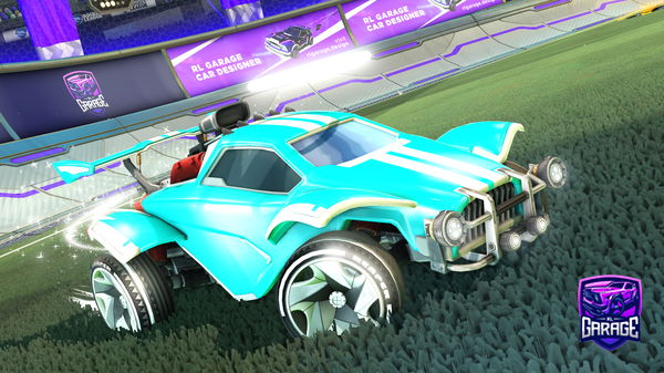 A Rocket League car design from hornet4000