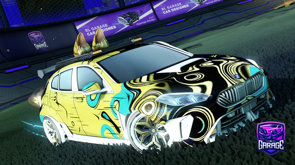 A Rocket League car design from Asterion_I_KAI