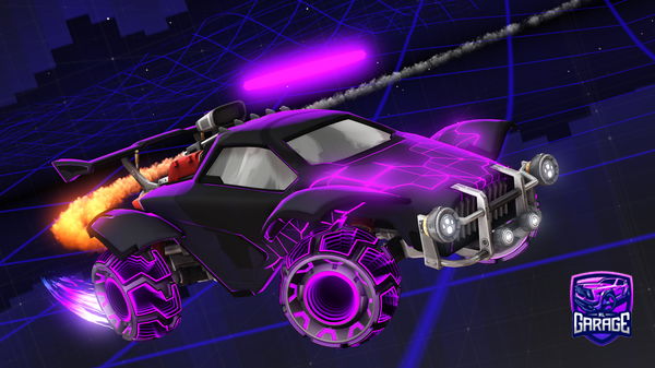 A Rocket League car design from FerH36