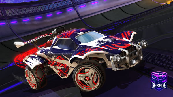A Rocket League car design from Ludar