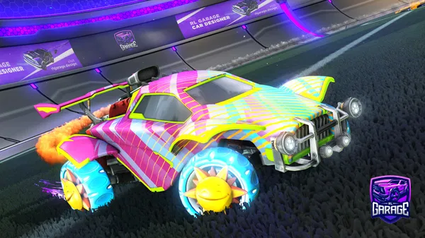 A Rocket League car design from Lightninstriker_