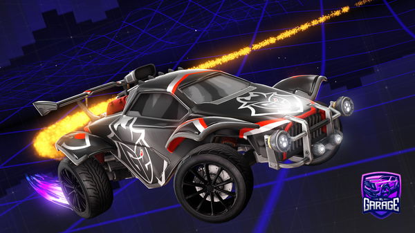 A Rocket League car design from -Glitch-