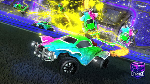 A Rocket League car design from eyezayyuh