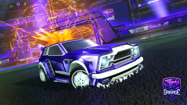 A Rocket League car design from Violetslayer583