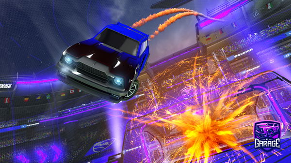 A Rocket League car design from SchoolPizzaParty