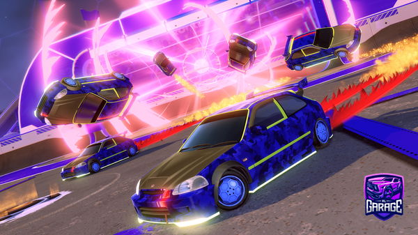 A Rocket League car design from QueenAquaa