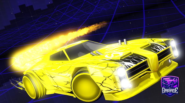 A Rocket League car design from HAPPYAwlo