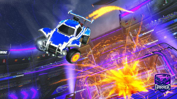 A Rocket League car design from jahil