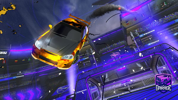 A Rocket League car design from Buahmed974