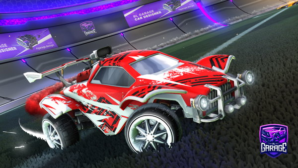 A Rocket League car design from Lilting_silver8