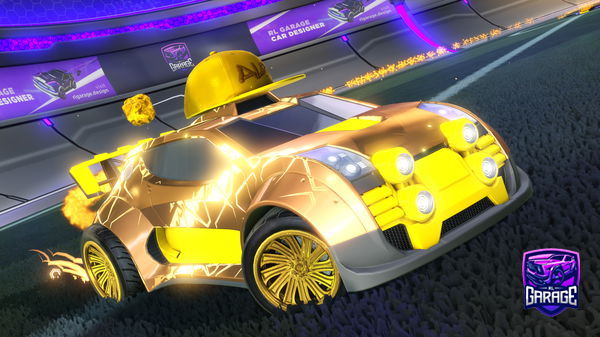 A Rocket League car design from ClaretAphid