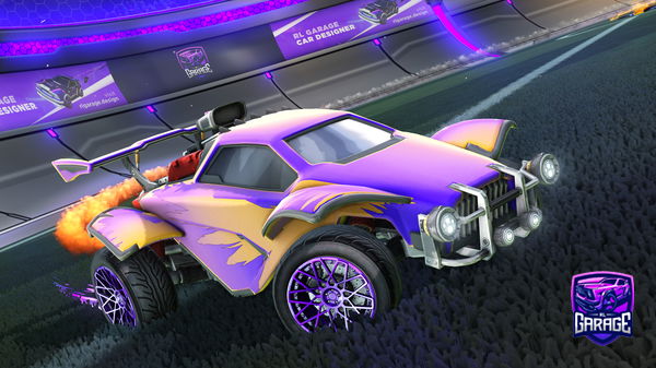 A Rocket League car design from GHo_X_ST