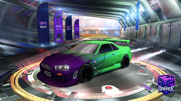 A Rocket League car design from Pizza07