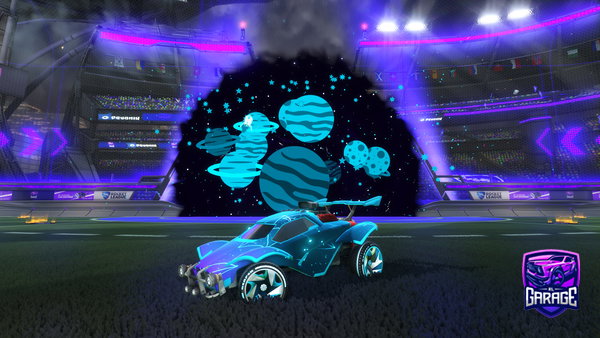 A Rocket League car design from Mab-11