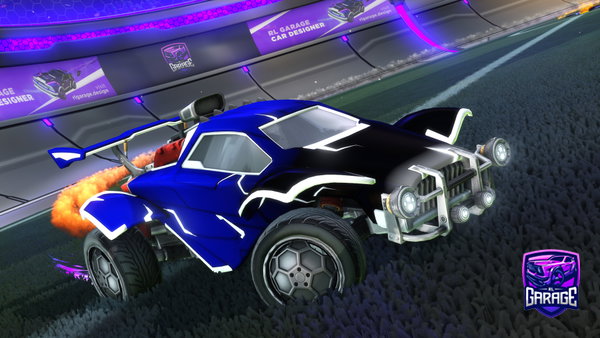 A Rocket League car design from drkxuv