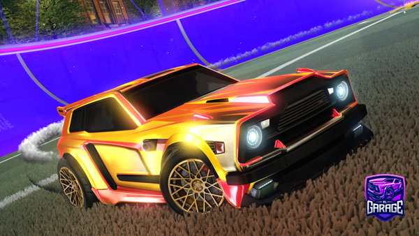 A Rocket League car design from TitanFranz07