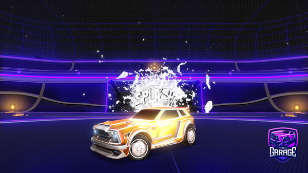 A Rocket League car design from Thomynoue