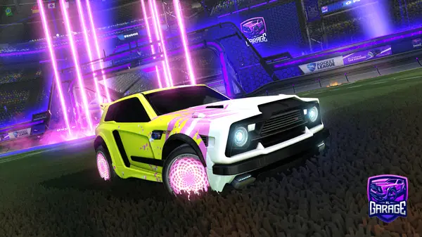A Rocket League car design from Freak24