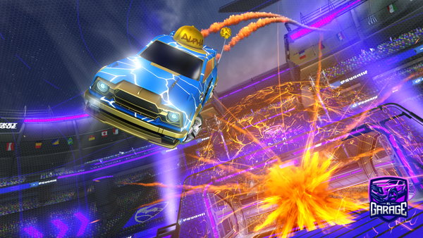 A Rocket League car design from FarrellY