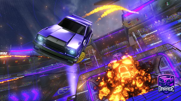 A Rocket League car design from Skyes_rl