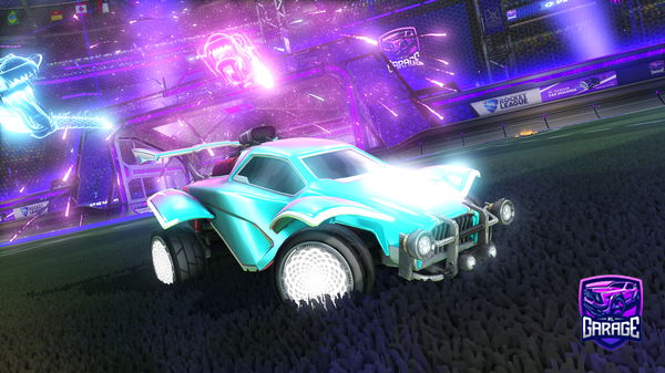 A Rocket League car design from Imsalty