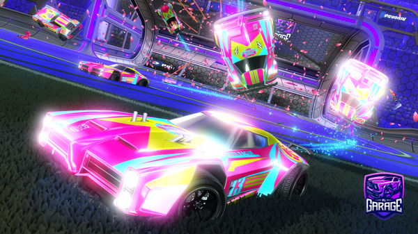 A Rocket League car design from muccamistic