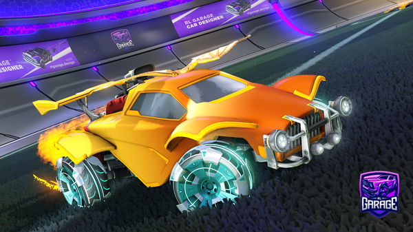 A Rocket League car design from SwinnyKing
