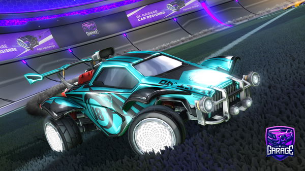 A Rocket League car design from Dennisbakker