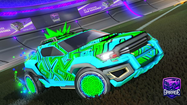 A Rocket League car design from DoupDoupDoup