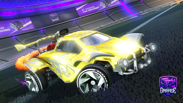 A Rocket League car design from Pawniward