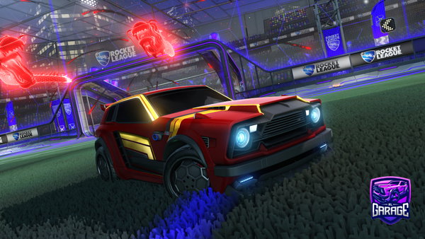 A Rocket League car design from JalaxyStorm