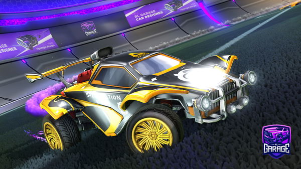 A Rocket League car design from Simplynull