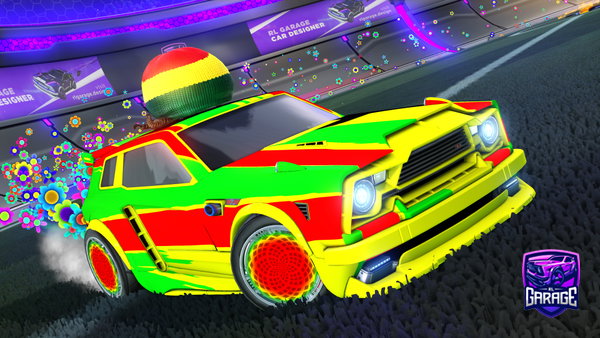 A Rocket League car design from omlasch