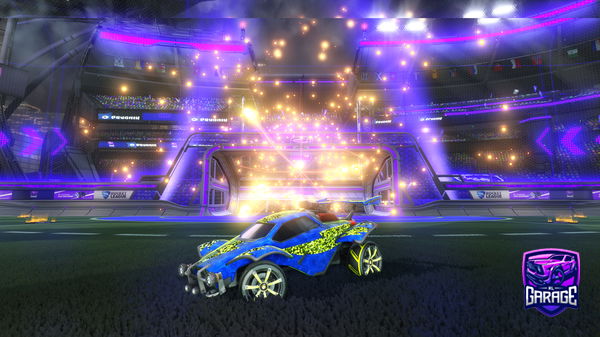 A Rocket League car design from maza19