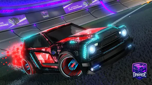 A Rocket League car design from -Goose-