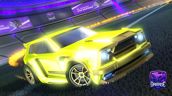 A Rocket League car design from NRG_dhidby