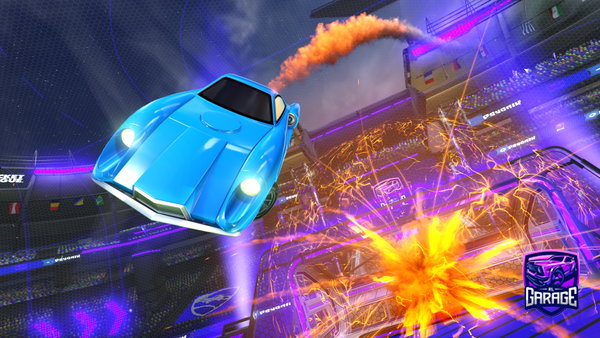 A Rocket League car design from PWS_L