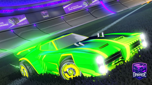 A Rocket League car design from superchitarra