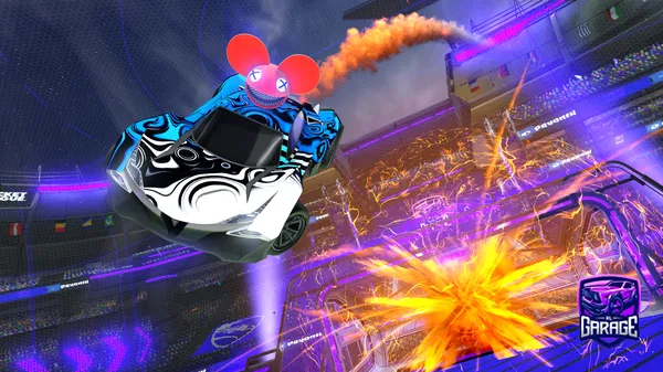 A Rocket League car design from raiserrayez