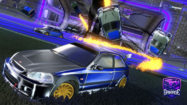 A Rocket League car design from Mid0G