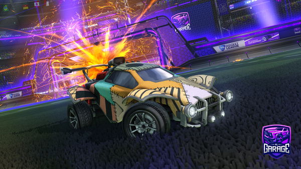 A Rocket League car design from KEWKZ