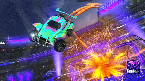 A Rocket League car design from Fro-3