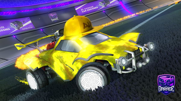 A Rocket League car design from fazeclan