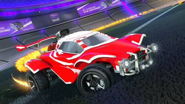 A Rocket League car design from 2K26