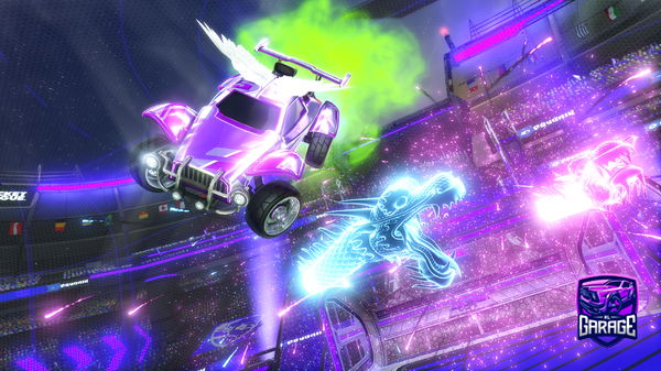 A Rocket League car design from TradewNico