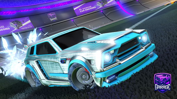 A Rocket League car design from W33UMR