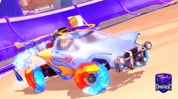 A Rocket League car design from FinlayBarn