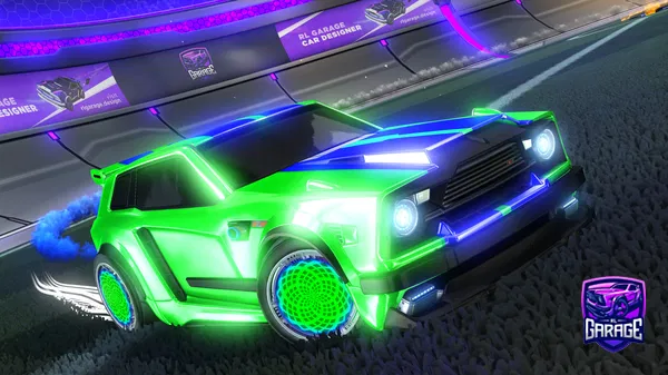 A Rocket League car design from Verrkami