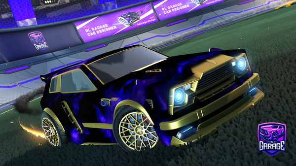 A Rocket League car design from Psych1cN1nja